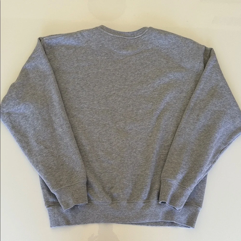 PINK Victoria's Secret Gray Sweatshirt with Pink Accents Size S